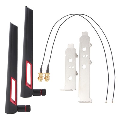 2X8Dbi Dual Band M.2 IPEX MHF4 U.Fl Kabel zu RP-SMA Pigtail WiFi Antennense2451