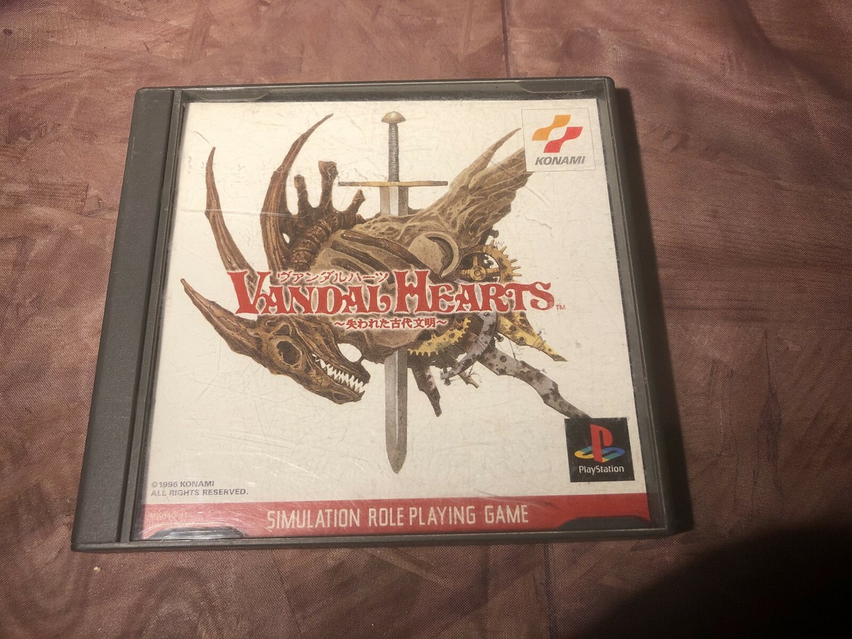 Jeu Vandal Hearts Sur PlayStation 1, Version Japonaise NTSC-J, Bon état