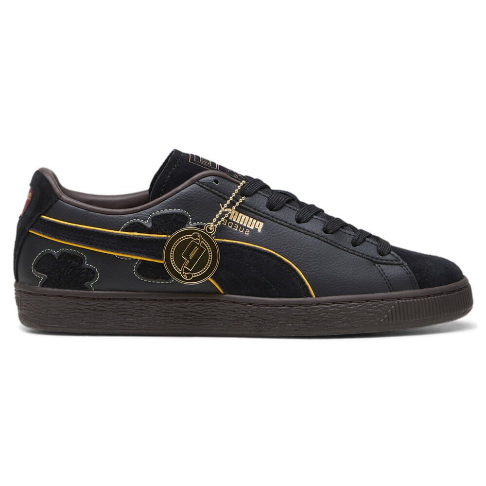 Мужские черные кроссовки Puma Suede Blackbeard Teech X Op на шнуровке 39652