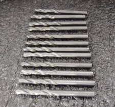 Lot of (12)Hertel #23 135° Point Angle, Spiral Flute, Screw Machine Drill Bit(M)
