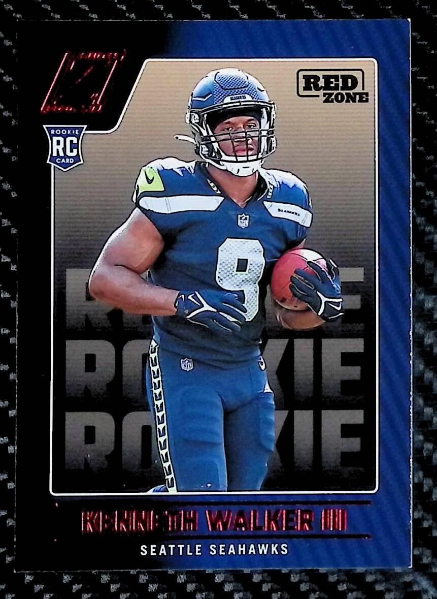 Kenneth Walker - 2022 Panini Zenith #118 Red Zone - Rookie Card - Seahawks