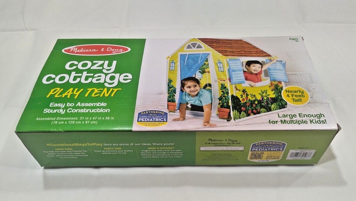 Melissa Doug Cozy Cottage Play Tent UK