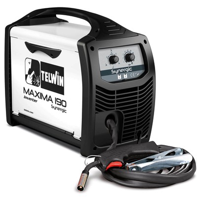 Telwin Elements MAXIMA 190 SYNERGIC Schutzgas Schweißgerät 170A + Schlauchpaket