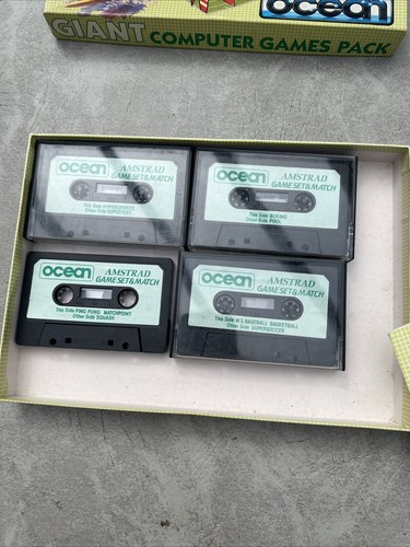 Game Set And Match Ocean 10 Hit Games 20 Exciting Events Ocean Amstrad Game B9 - Picture 3 of 4