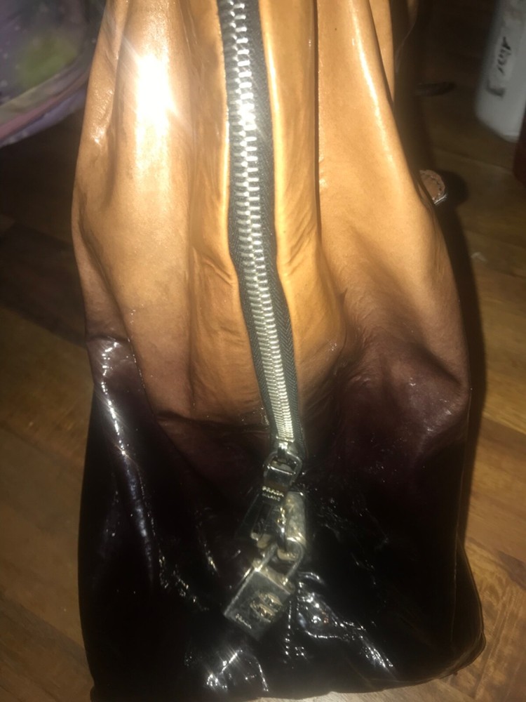 Prada Vernice Sfumata Glossy Ombre Tote Bag