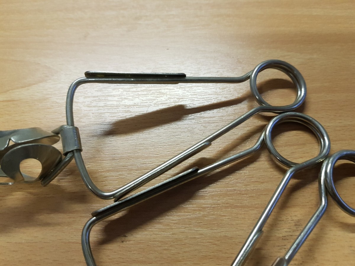 Lot De 6 Pinces à Escargot En Inox - 15 Cm - Pour Plats, Poêlons, Coquilles - N°2C