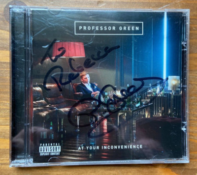 Professor Green * HAND SIGNED AUTOGRAPH * cd At your inconvenience