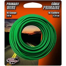 Coleman Cable 56422033 16-Gauge 24-Foot Automotive Copper Wire, Green