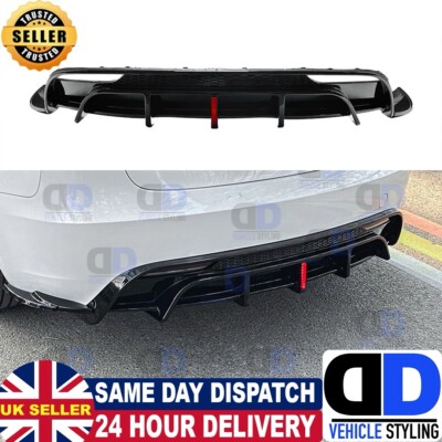TESLA MODEL 3 2024+ FACELIFT HECKSTOßSTANGE DIFFUSOR SPLITTER MIT BREMSE LED LICHT