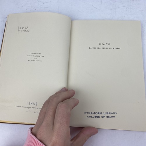 The Education of Shakespeare (George A Plimpton - 1933) Vintage Hardcover - Picture 7 of 16