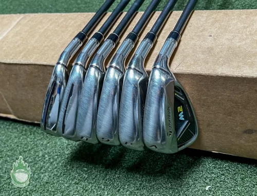 Right Handed 2017 TaylorMade M2 Irons 6-AW 65g Regular Flex Graphite Golf Set