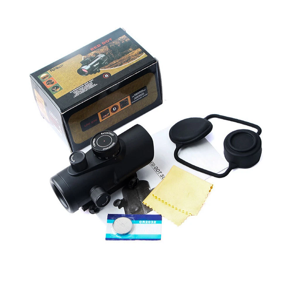 Red Dot Reflex Optic Sight Scope Airsoft Picatinny 20mm Rail rifle Pistol Mount - Image 4 of 4