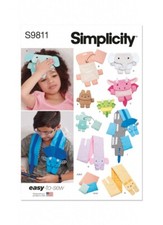 Simplicity Sewing Pattern S9811 Children's Warm or Cool Packs and Covers Animals