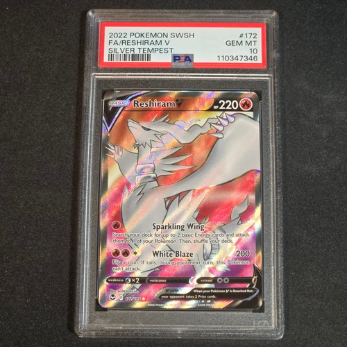 Reshiram V graded PSA 10 for sale on eBay