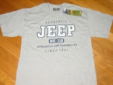 Official JEEP Wrangler  Gladiator  Willy T-Shirt NEW TAG sz....  MEDIUM