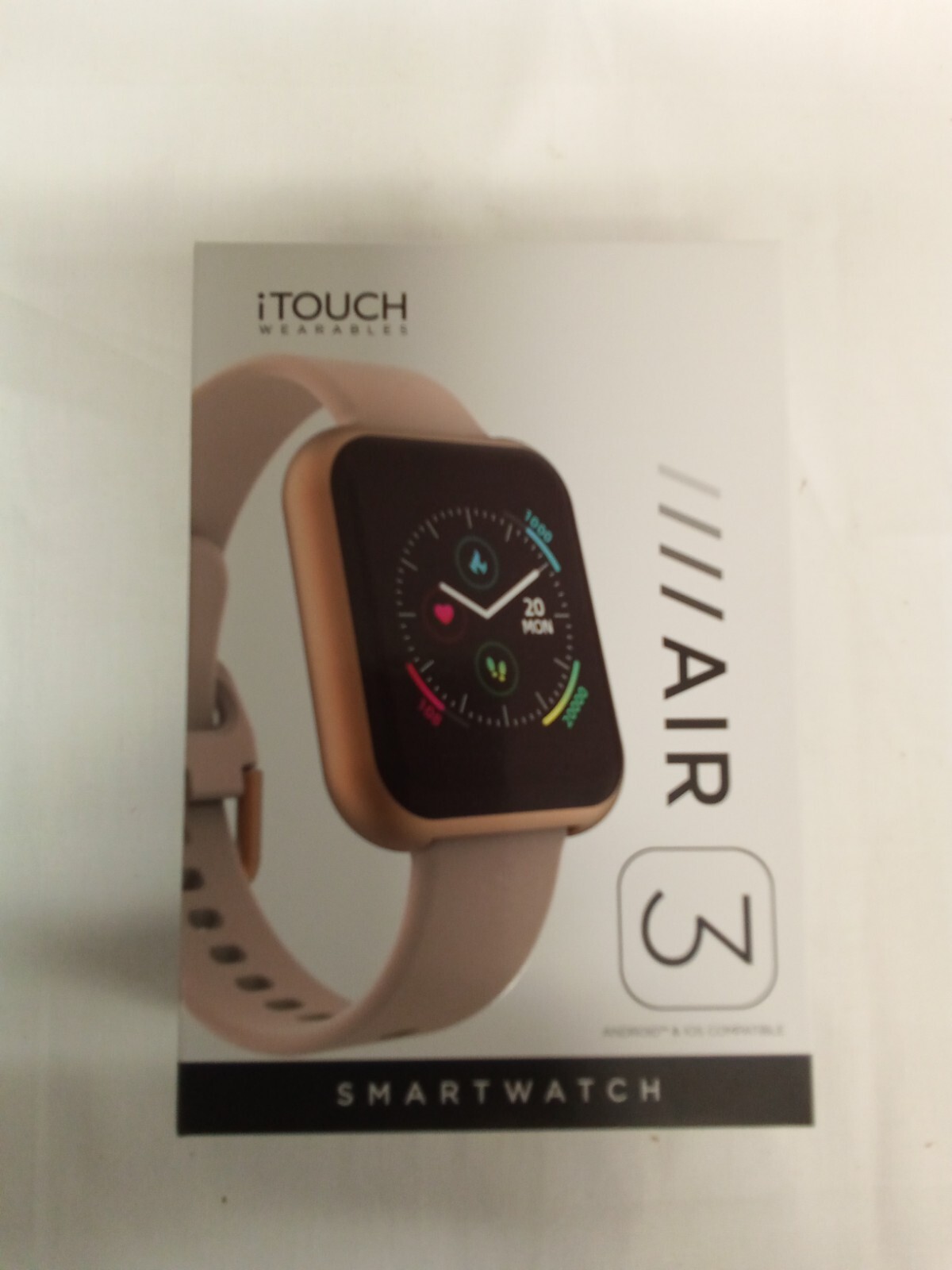 iTouch Air Smartwatch: Rose Gold w/ Blush Strap 40mm Unisex Watch