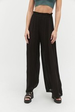 Out From Under Urban Outfitters Fleur Wide Leg Paperbag Trousers Pants S 273373