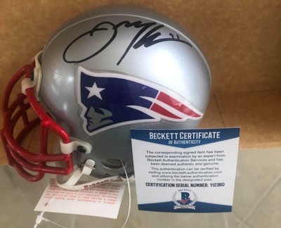 julian edelman signed helmet