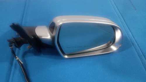 10-16 AUDI S4 RIGHT MANUAL FOLD HEATED AUTODIM DOOR MIRROR (ALUMINUM) OEM 
