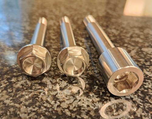 Honda CR250 CR 250 1987 87 Titanium Linkage Bolts SET OF 3 THREE - Picture 3 of 5