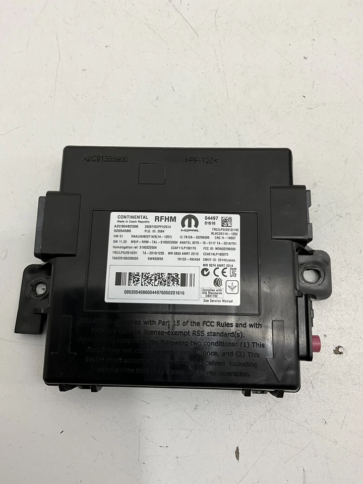 Jeep Renegade 2016 módulo de sistema de monitor de presión de neumáticos A2C90482306 OEM Foto 4 de 4