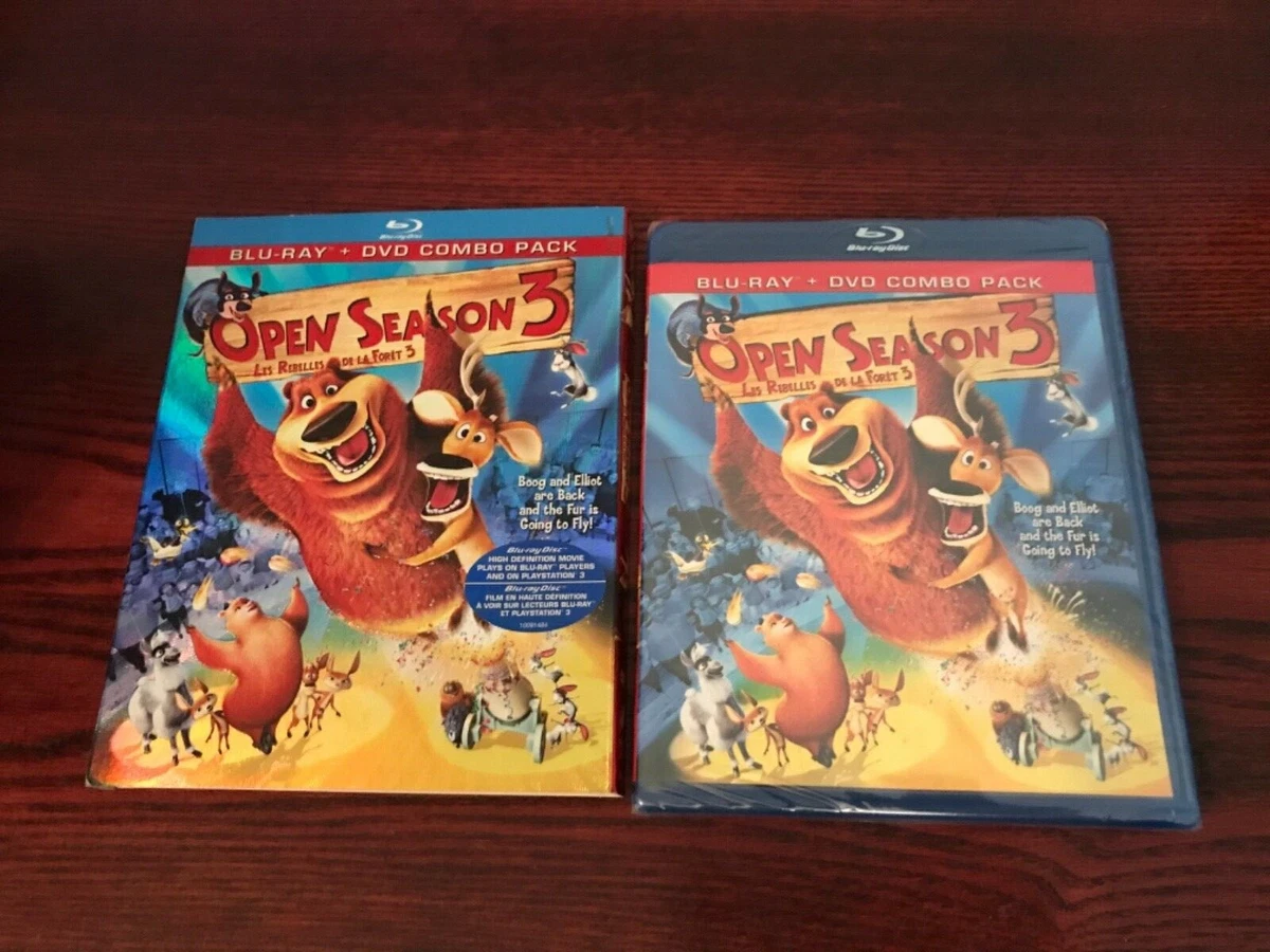 Open Season 3 Blu Ray DVD SONY USA FACTORY SEALED