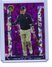 JOE BIDEN 2021 SUPER GLOW SPORTS INAUGURAL EDITION CRACKED ICE REFRACTOR 1/1
