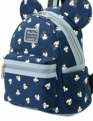 Mickey Mouse Denim Mini Backpack Disney & Loungefly, Minnie