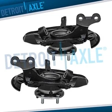 Front Knuckles Wheel Hub Bearings for 2010-2015 Toyota Highlander RX350 RX450h