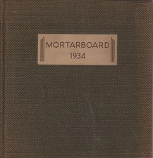 College Yearbook Barnard College Mortarboard 1934