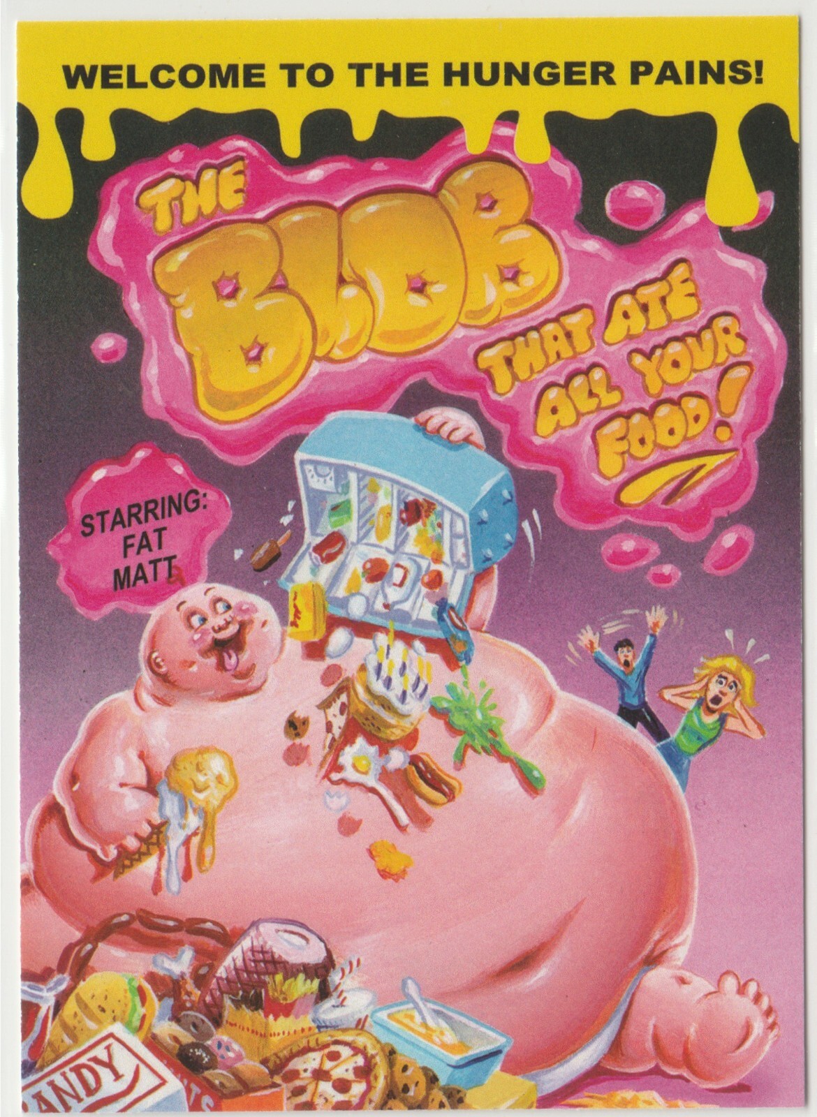 Fat Matt Horror Film GPK 30th Anniversary Sticker