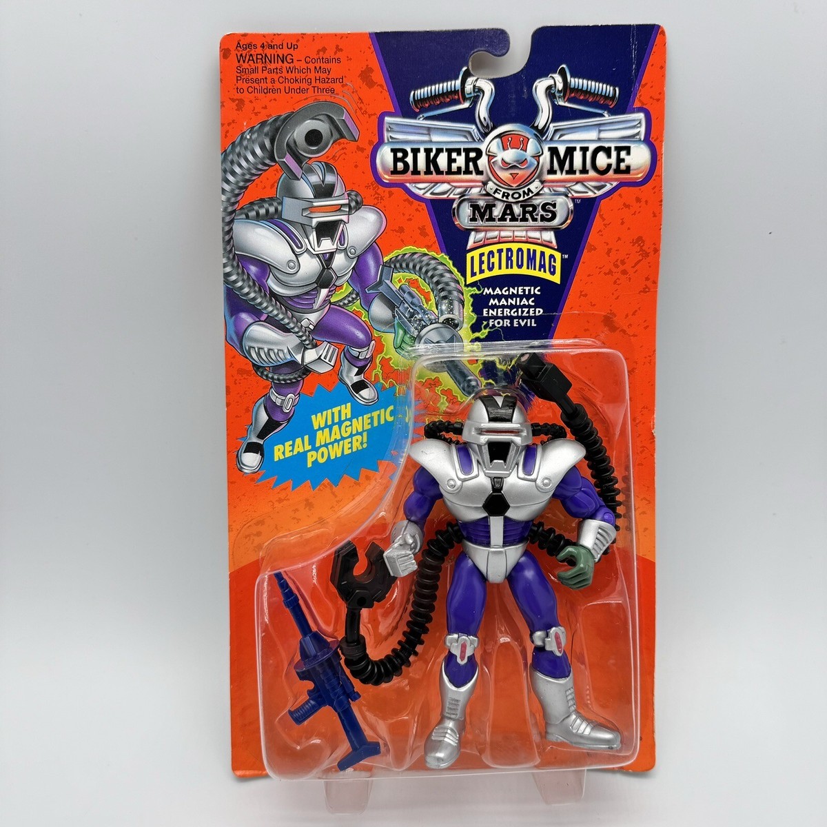 Biker Mice From Mars Lectromag 1993 Galoob Action Figure Vintage
