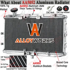 Aluminum Core Radiator For 2004-2017 Triumph Rocket 3 III 2300 2294CC