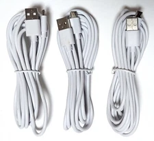 3x 10ft Micro USB Fast Charging Cable Cord