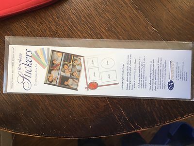 Creative Memories Great Lengths Regenbogen Abmessungen Aufkleber Brandneu in Verpackung