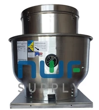 Restaurant Upblast Commercial Exhaust Fan 30x30 Base 3/4 HP 3621 CFM 3 Phase