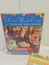The Pioneer Woman  Set Of 3 Cookbooks: Holidays, Frontier,  Acc. Country Girl HB