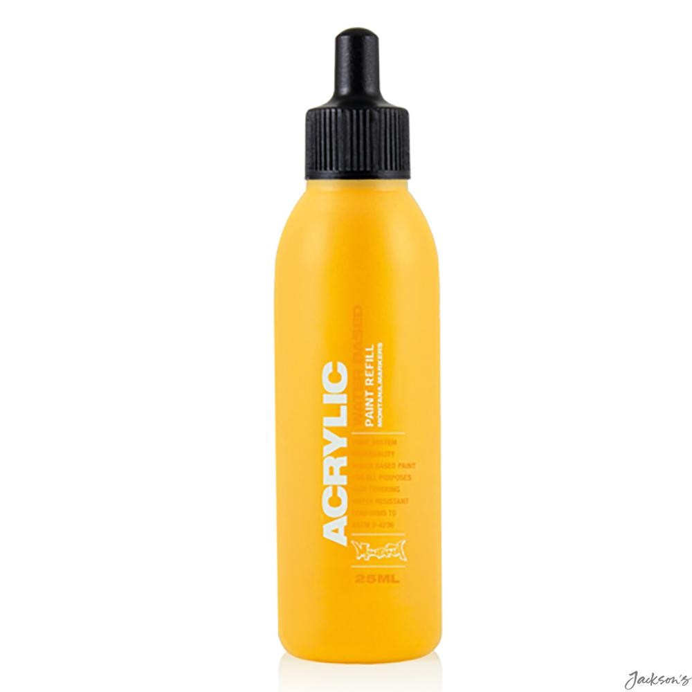 Montana Acrylic Marker Refill Bottle 25ml Shock Orange Light Paint