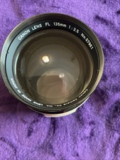 Canon FL 135mm f/2.5 Telephoto Lens Excellent Condition
