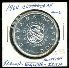 1964 Canadian Silver Dollar Charlottetown–Quebec Conference Commemorative