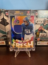 2025 Panini Donruss Optic - First Year Fresh Abdul Carter #FYFBH-ACR Blue Hyper