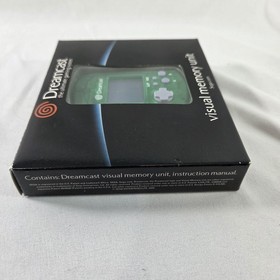 Sega Dreamcast VMU Visual Memory Unit NEW Smoke Green OEM HKT-7000 SEALED NIB