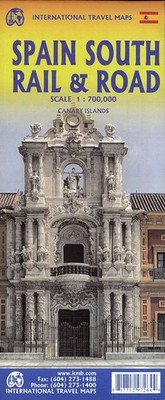 Spain South Rail & Road Map 1:700K