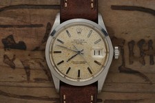 c1970 Serviced Vintage OysterPerpetual 1500 Heavy Speckled Patina Dial 34mm 1612