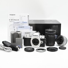 OLYMPUS OM-D E-M10 Mark III 14-42 40-150mm Silver 2,593 counts