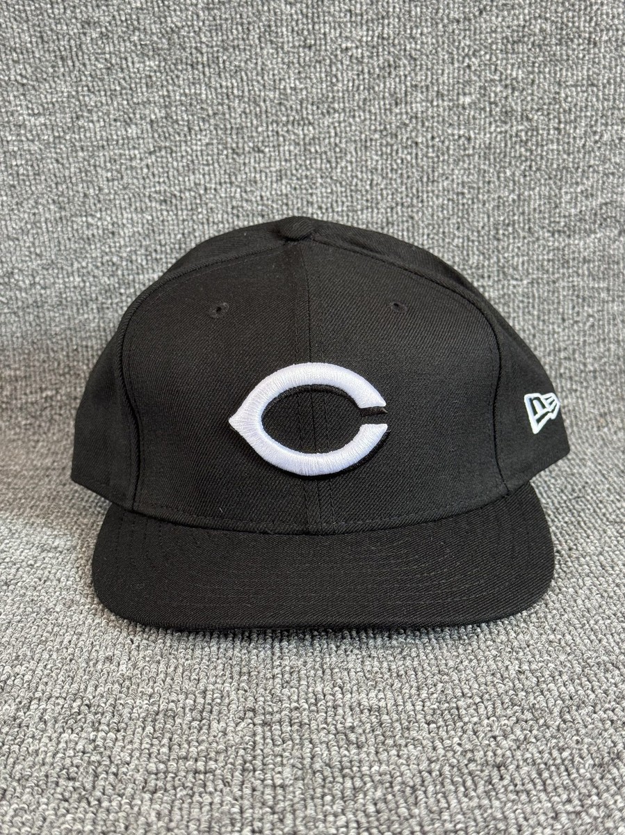New Era Cincinnati Reds 59FIFTY Fitted Hat Black 7 5 8 MLB Cap