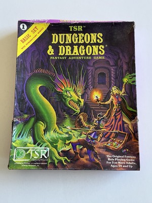 Dungeons and Dragons Basic Set TSR 1981