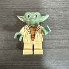 LEGO Star Wars Yoda Clone Wars White Hair Printed Back minifigure sw0446 75002