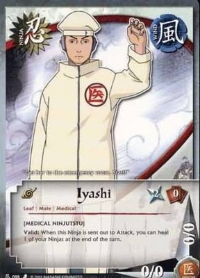 Iyashi - N-098 - Common - 1st Edition - Diamond Foil Curse of the Sand Damaged -