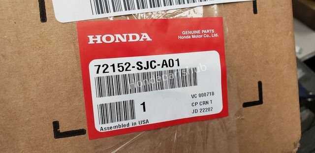 2006-2014 HONDA RIDGELINE LEFT (DRIVER) FRONT Lock Assembly (72152-SJC-A01)